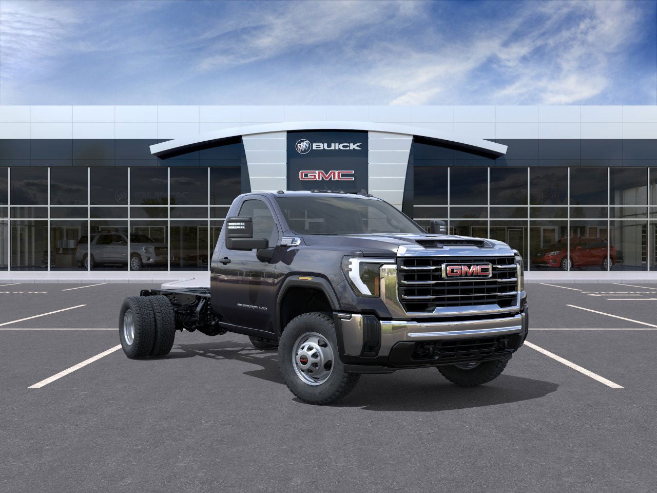 2025 GMC Sierra 3500 HD Chassis Cab Pro 9' 2/3 Dynapro Dump