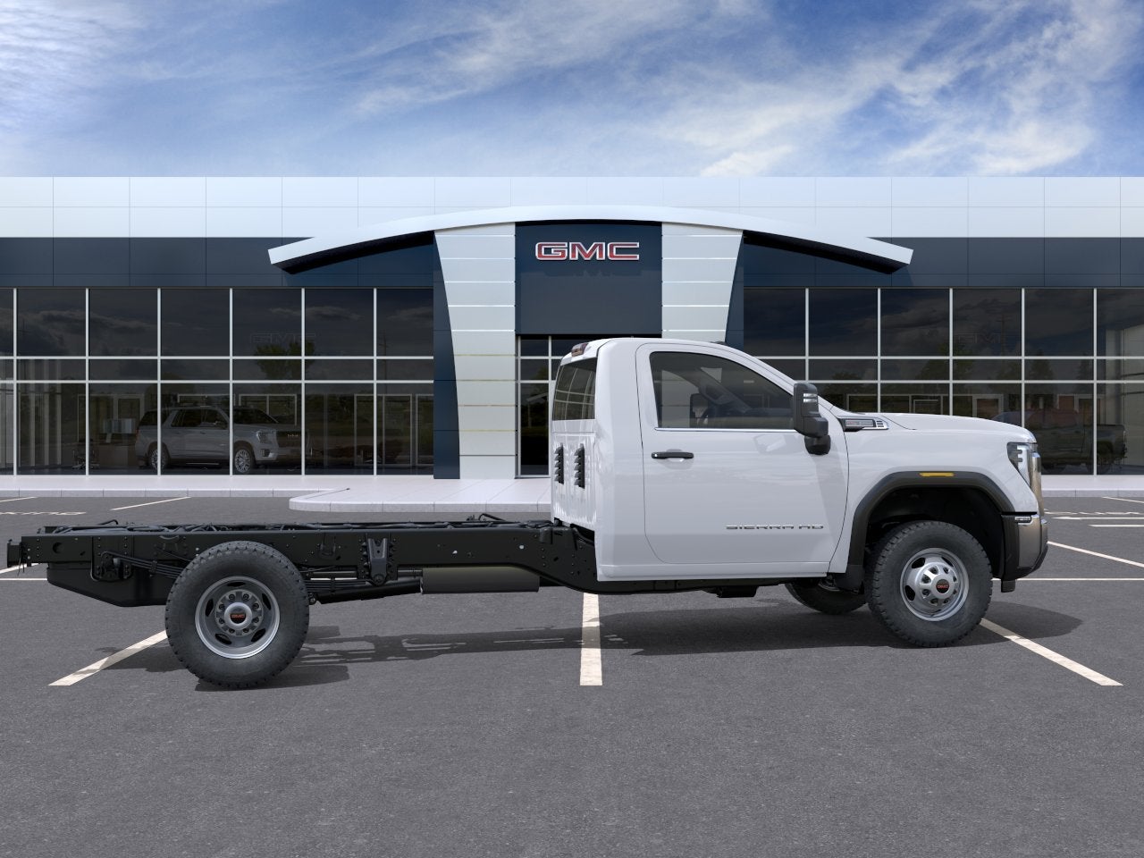 2025 GMC Sierra 3500 HD Chassis Cab Pro 9' 2/3 Dynapro Dump