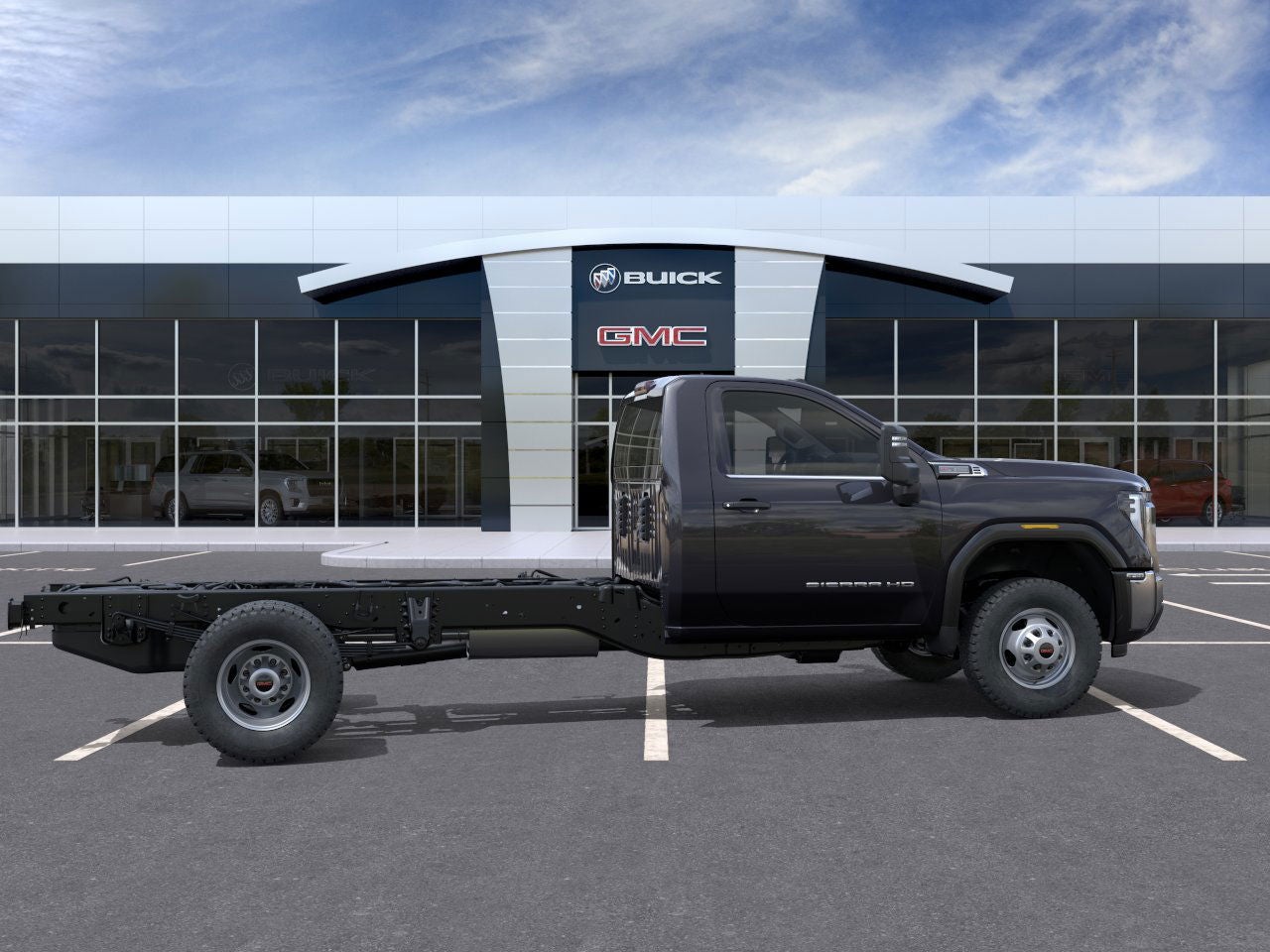 2025 GMC Sierra 3500 HD Chassis Cab Pro 9' 2/3 Dynapro Dump