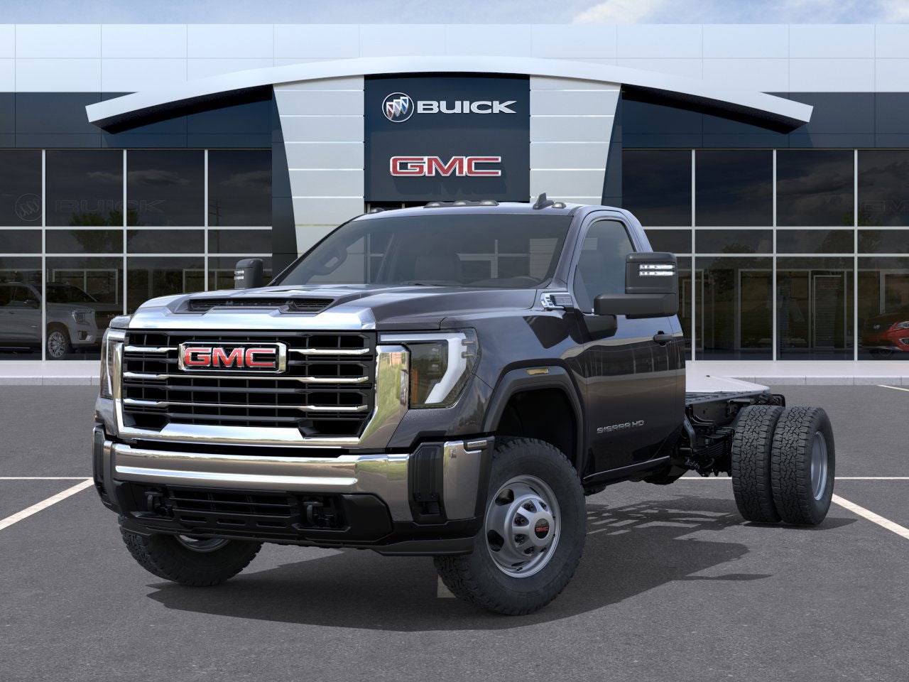 2025 GMC Sierra 3500 HD Chassis Cab Pro 9' 2/3 Dynapro Dump