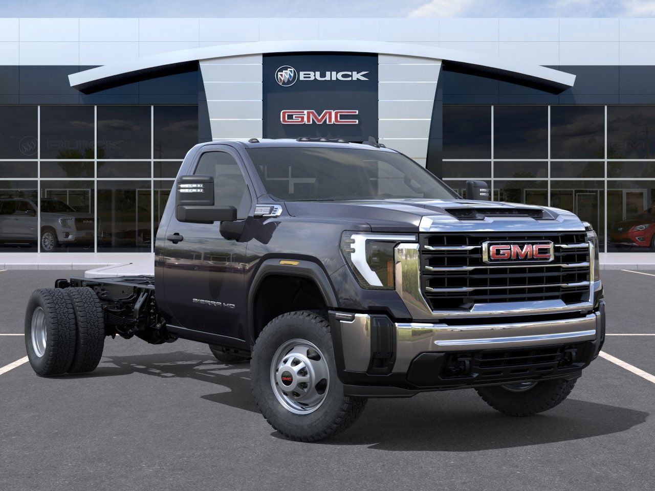 2025 GMC Sierra 3500 HD Chassis Cab Pro 9' 2/3 Dynapro Dump
