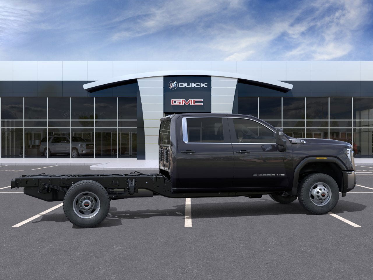 2025 GMC Sierra 3500 HD Chassis Cab Pro 9' 2/3 Dynapro Dump