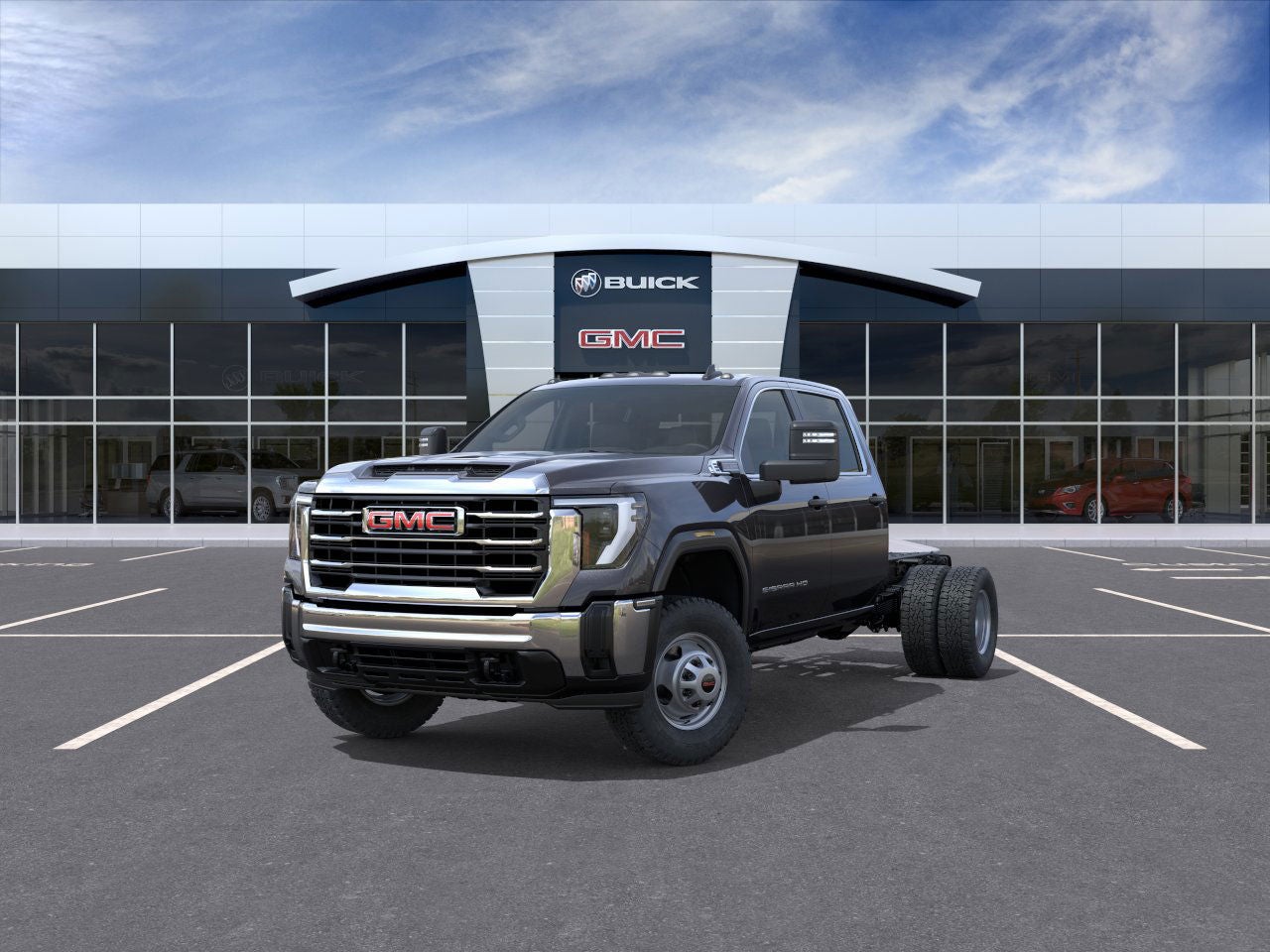 2025 GMC Sierra 3500 HD Chassis Cab Pro 9' 2/3 Dynapro Dump