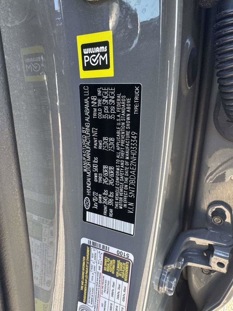 2022 Hyundai Santa Cruz SEL