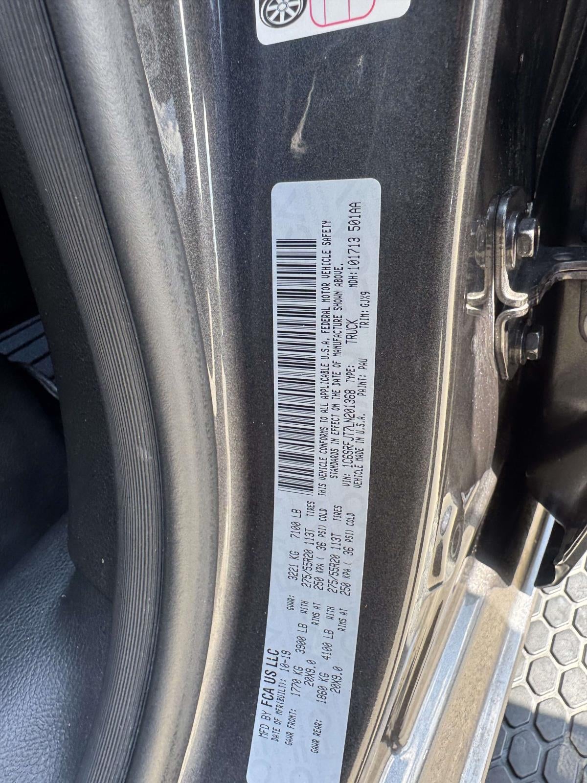 2020 RAM 1500 Laramie