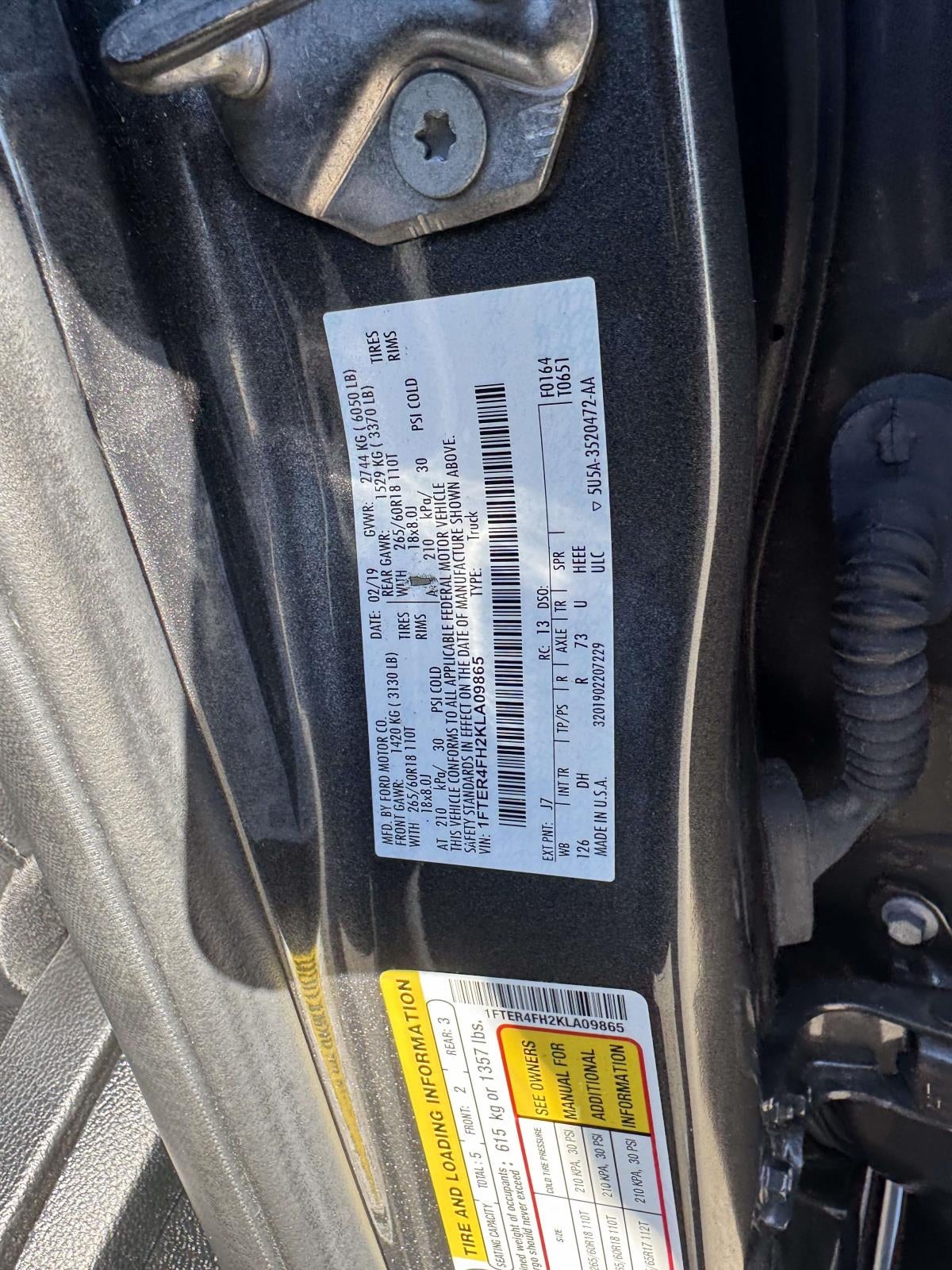 2019 Ford Ranger Lariat