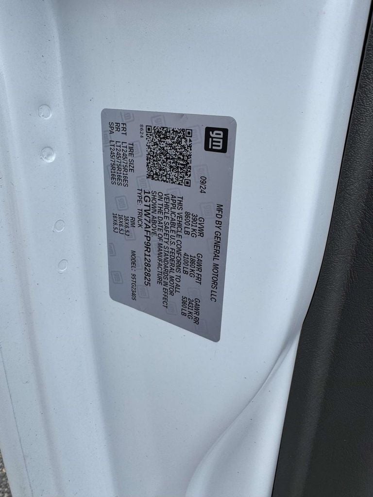 2024 GMC Savana 2500 Work Van