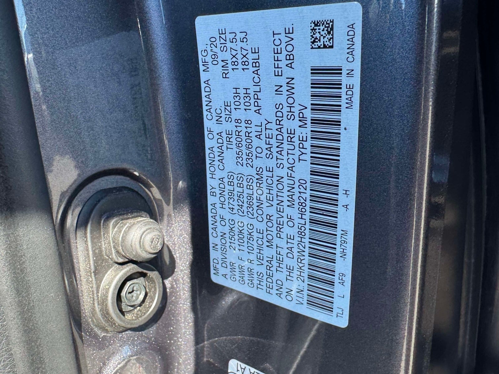 2020 Honda CR-V EX-L
