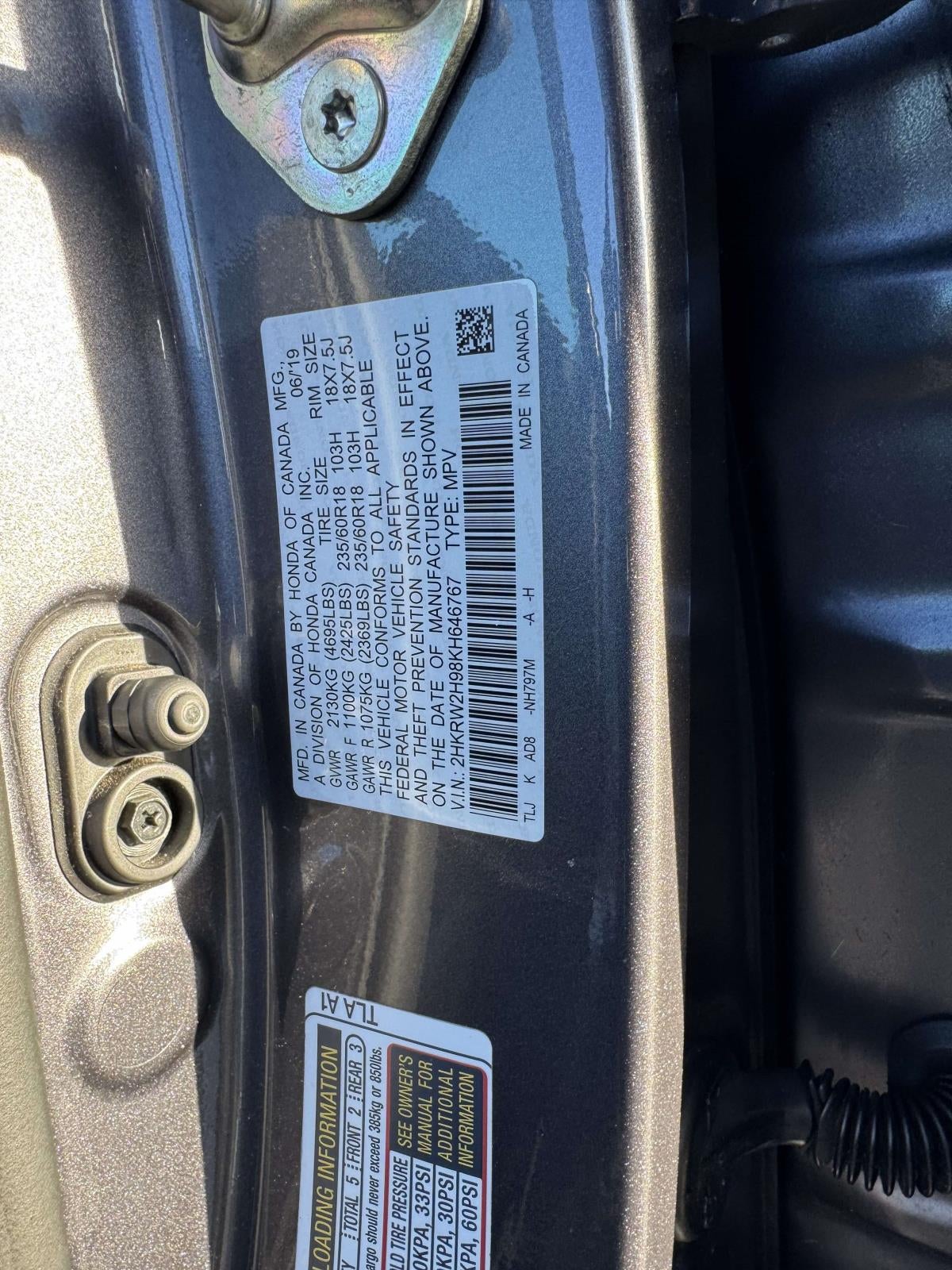 2019 Honda CR-V Touring