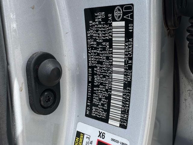 2019 Toyota Corolla L