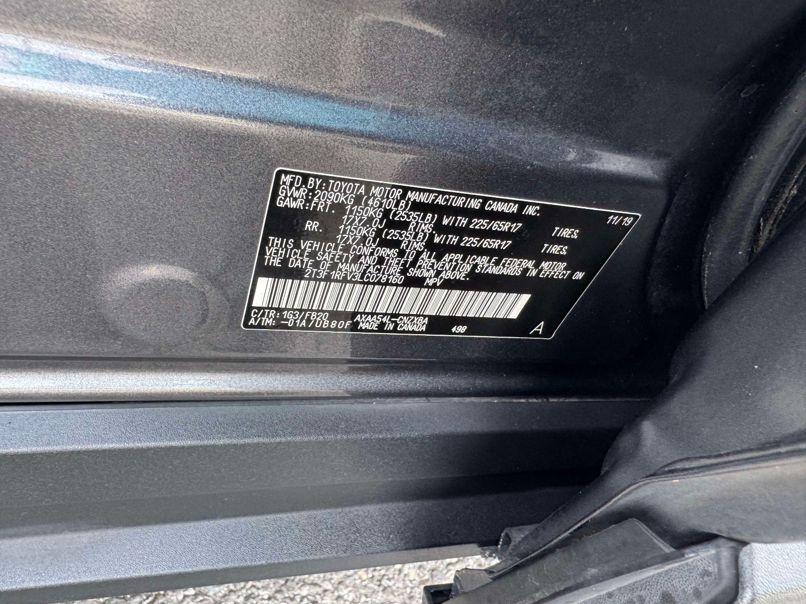 2020 Toyota RAV4 LE