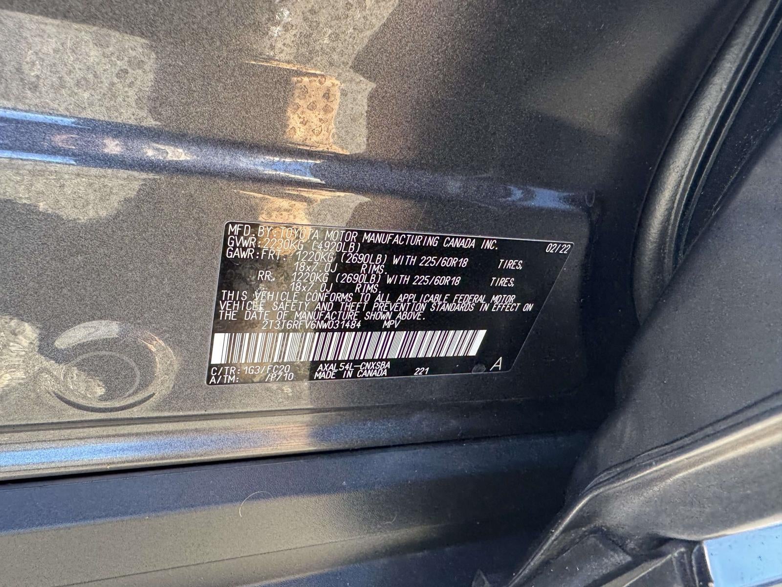 2022 Toyota RAV4 Hybrid SE