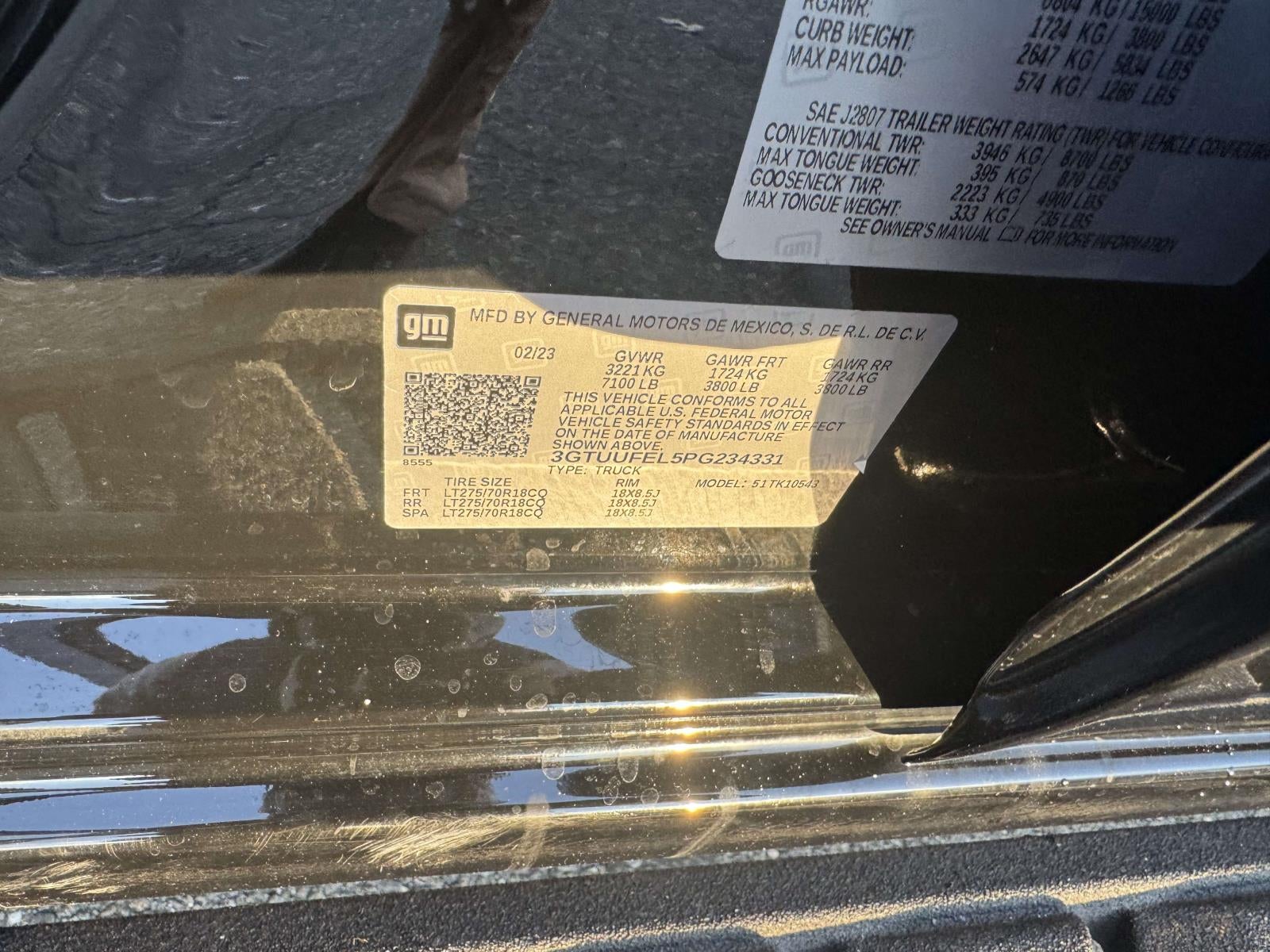 2023 GMC Sierra 1500 AT4X