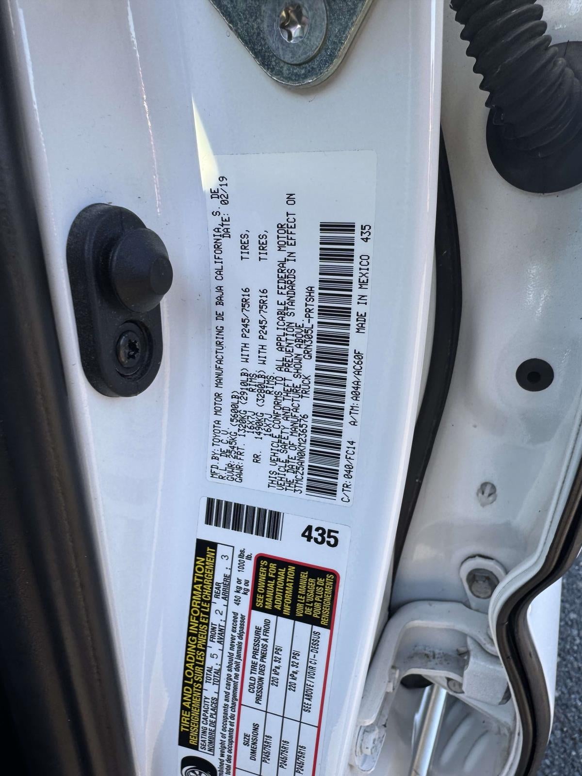 2019 Toyota Tacoma SR5 V6