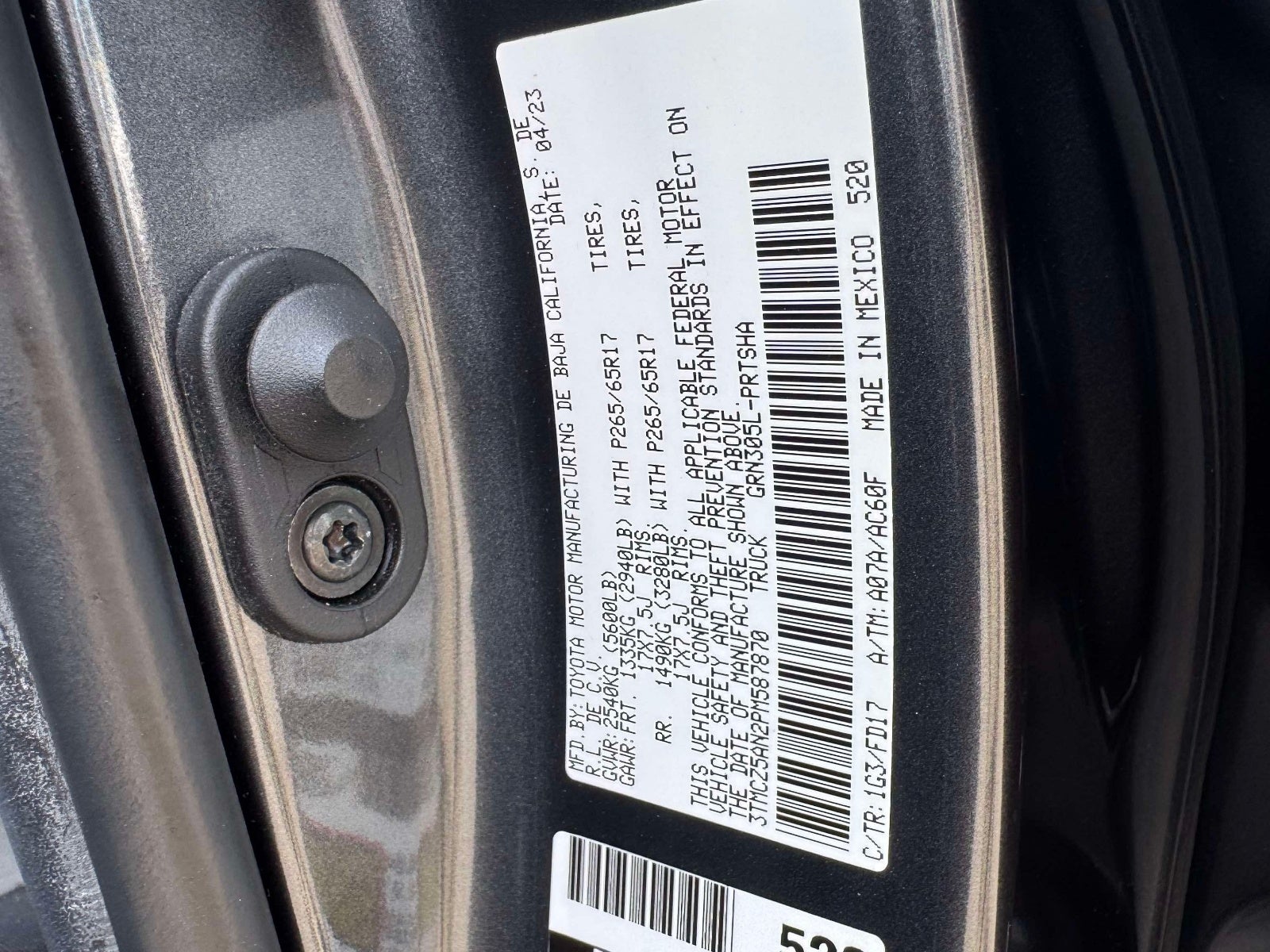 2023 Toyota Tacoma TRD Sport V6