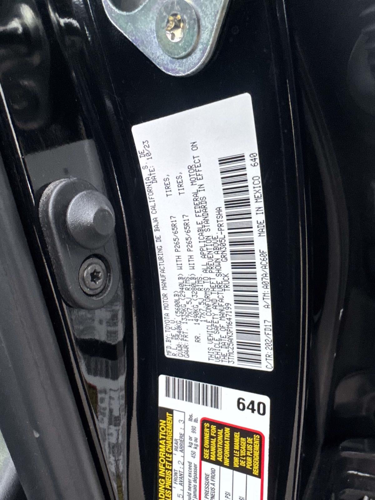 2023 Toyota Tacoma TRD Sport V6