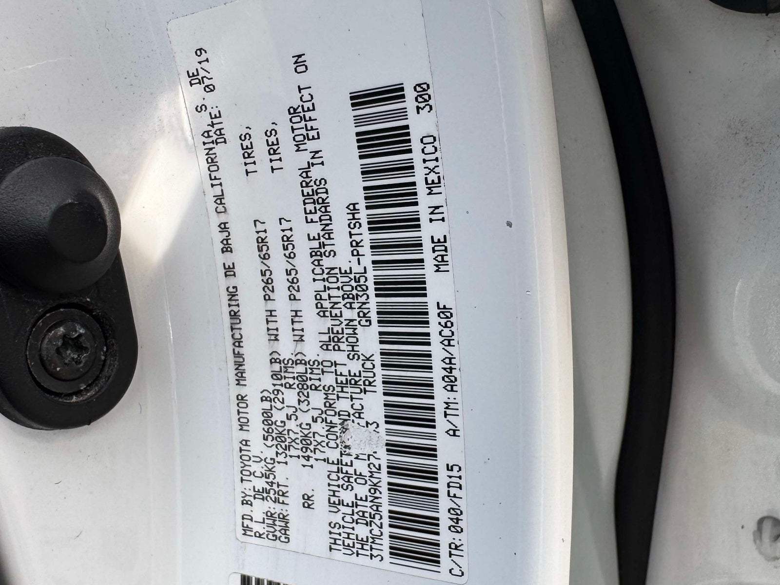 2019 Toyota Tacoma TRD Sport V6