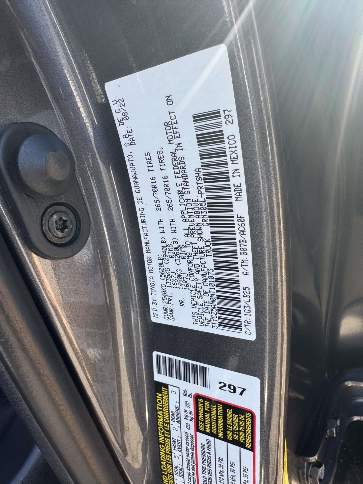 2022 Toyota Tacoma TRD Pro V6