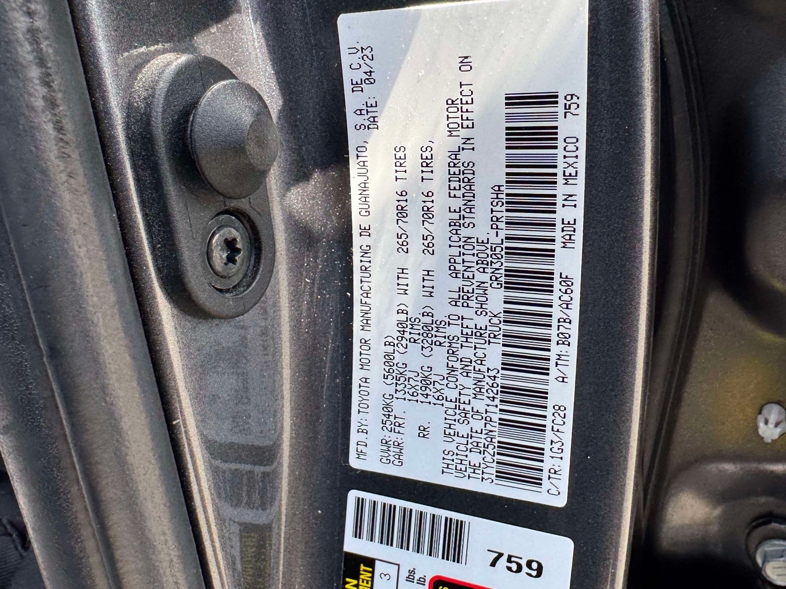 2023 Toyota Tacoma Trail Edition V6