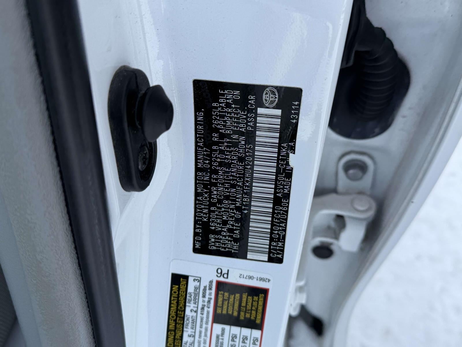 2017 Toyota Camry LE