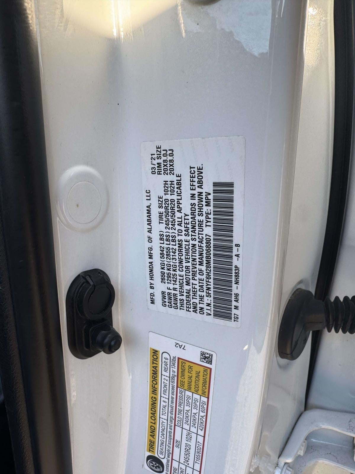 2021 Honda Pilot Special Edition