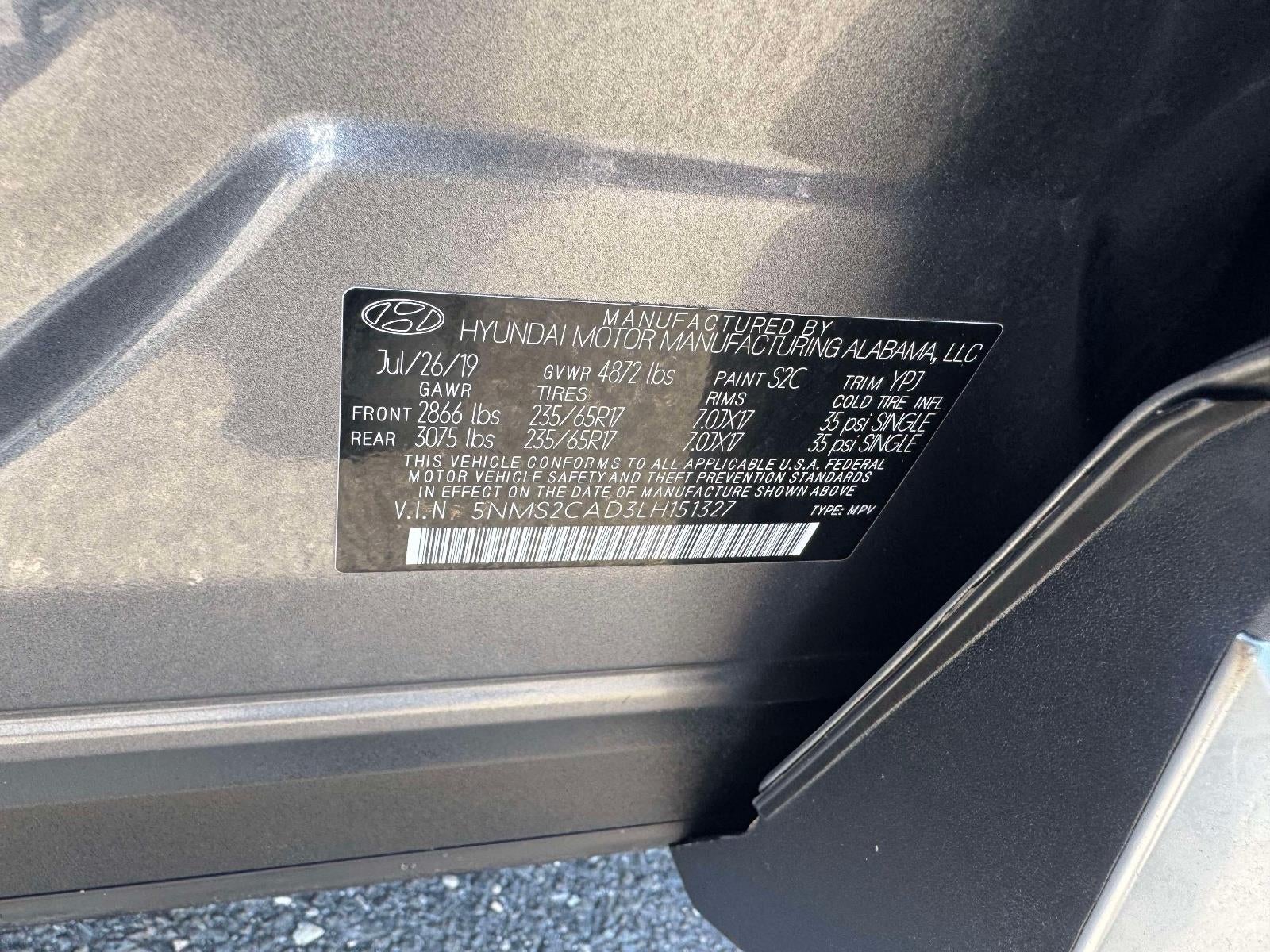 2020 Hyundai Santa Fe SE