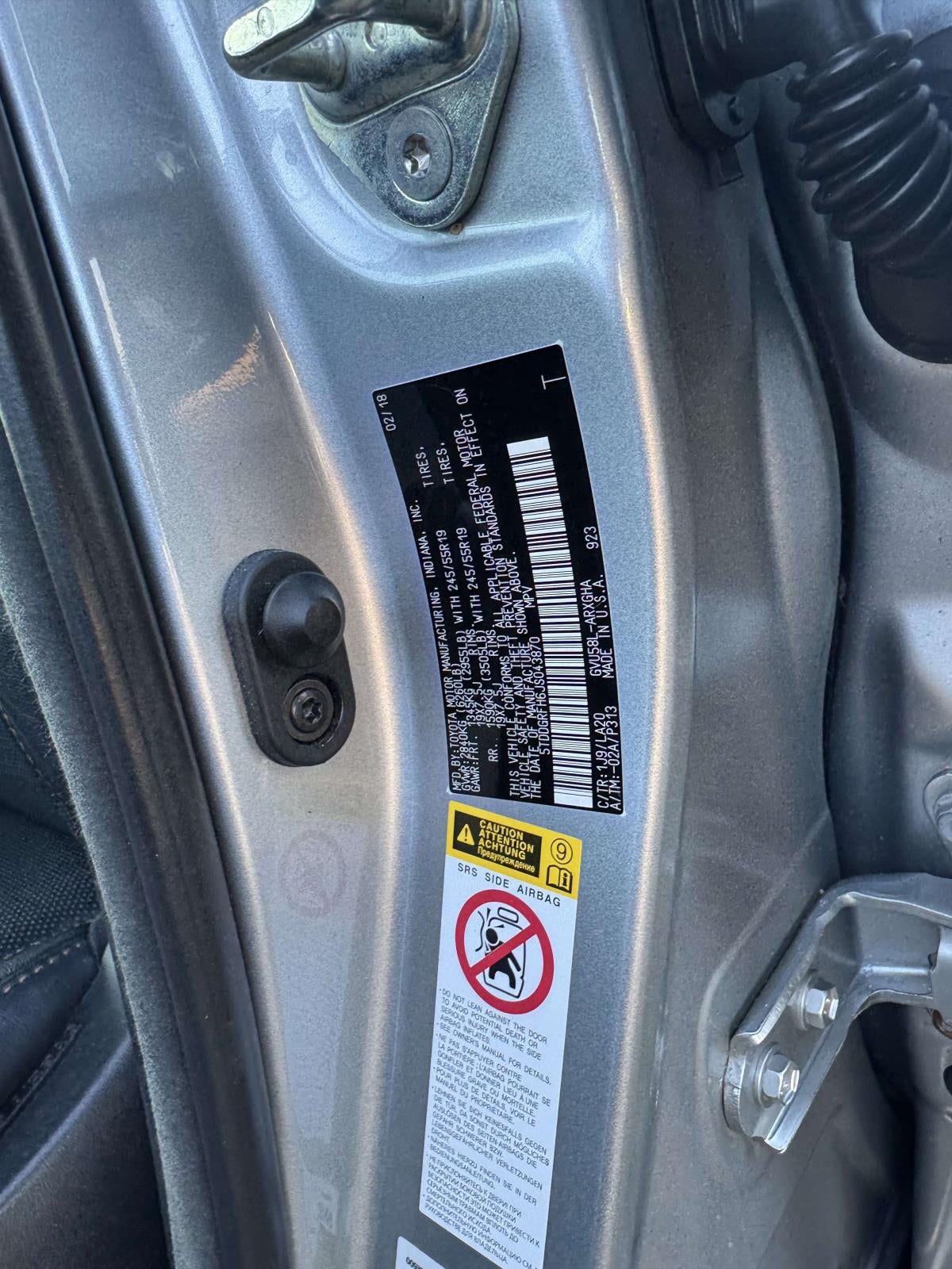 2018 Toyota Highlander Hybrid Limited