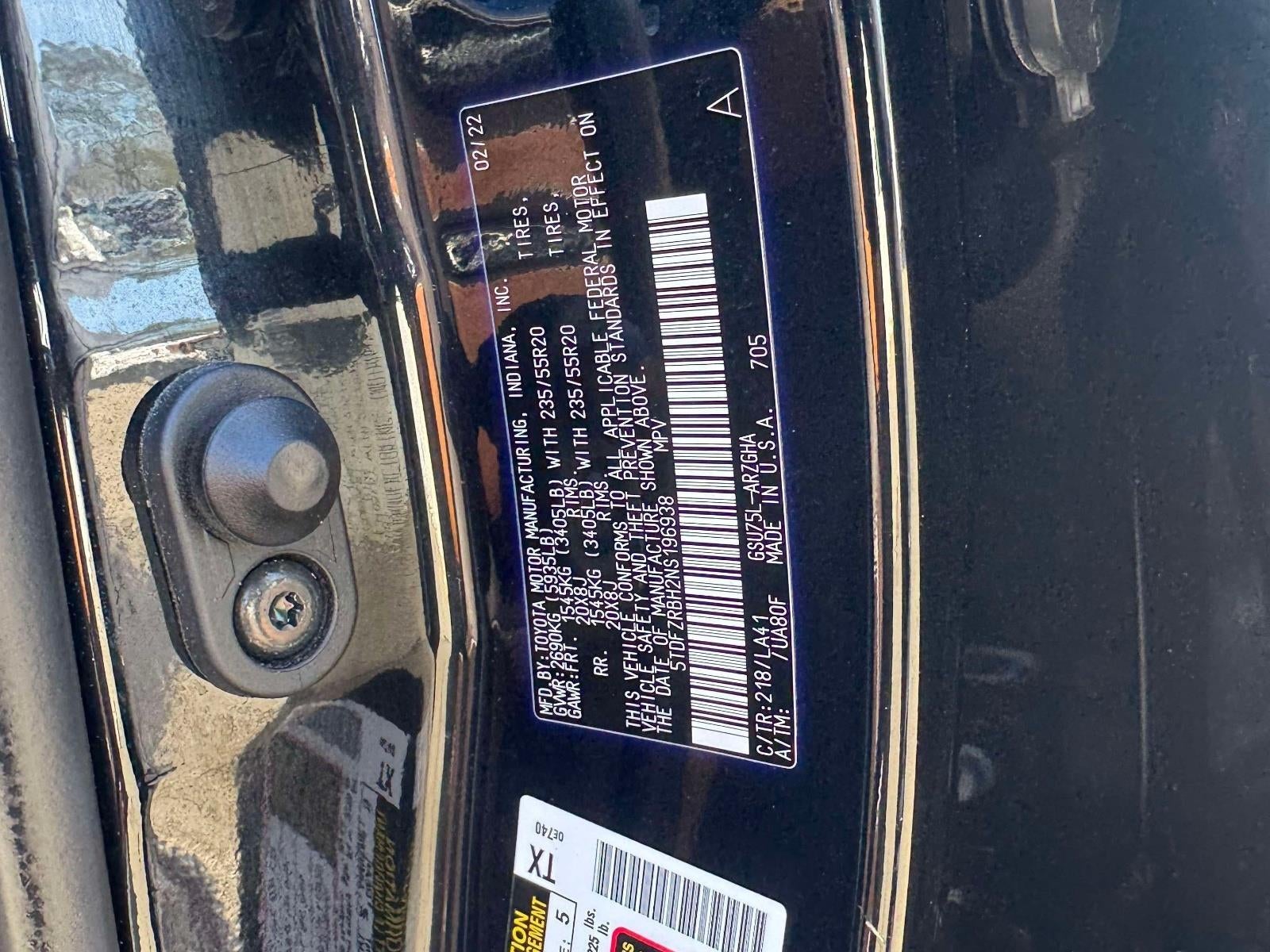 2022 Toyota Highlander Platinum