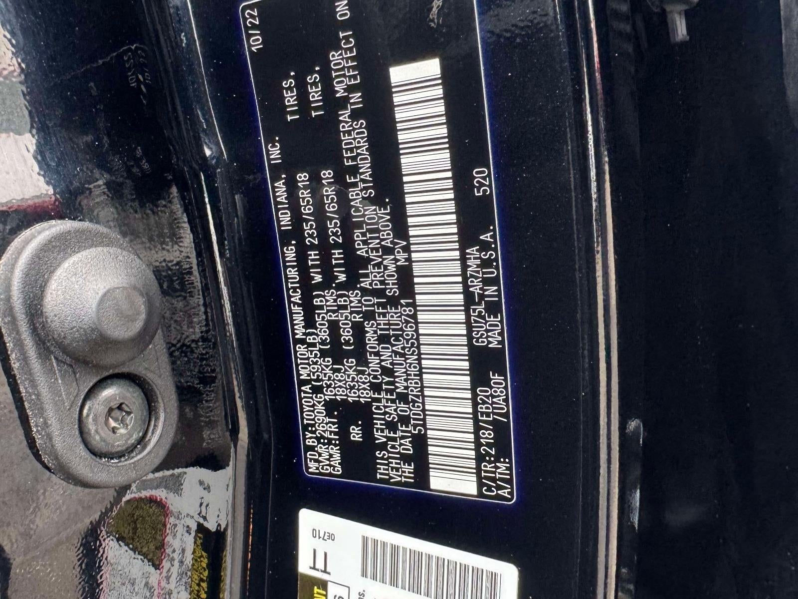 2022 Toyota Highlander XLE