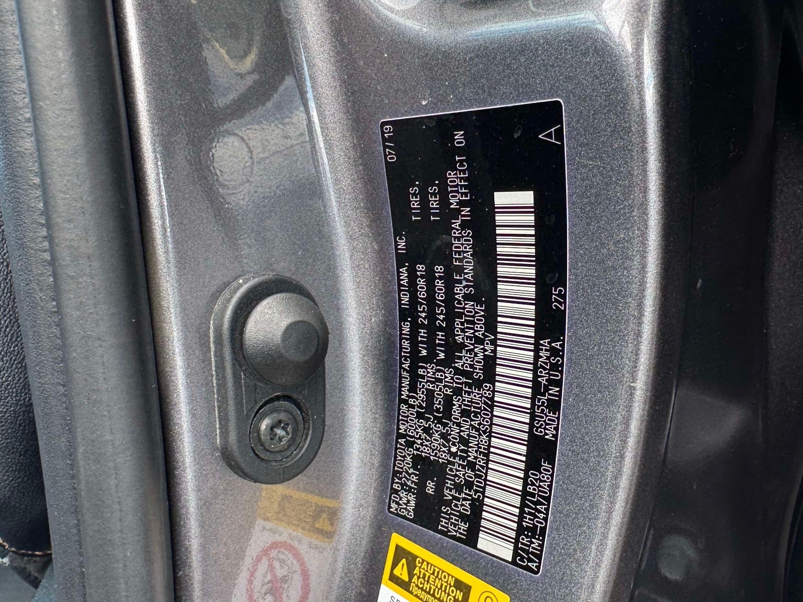 2019 Toyota Highlander XLE