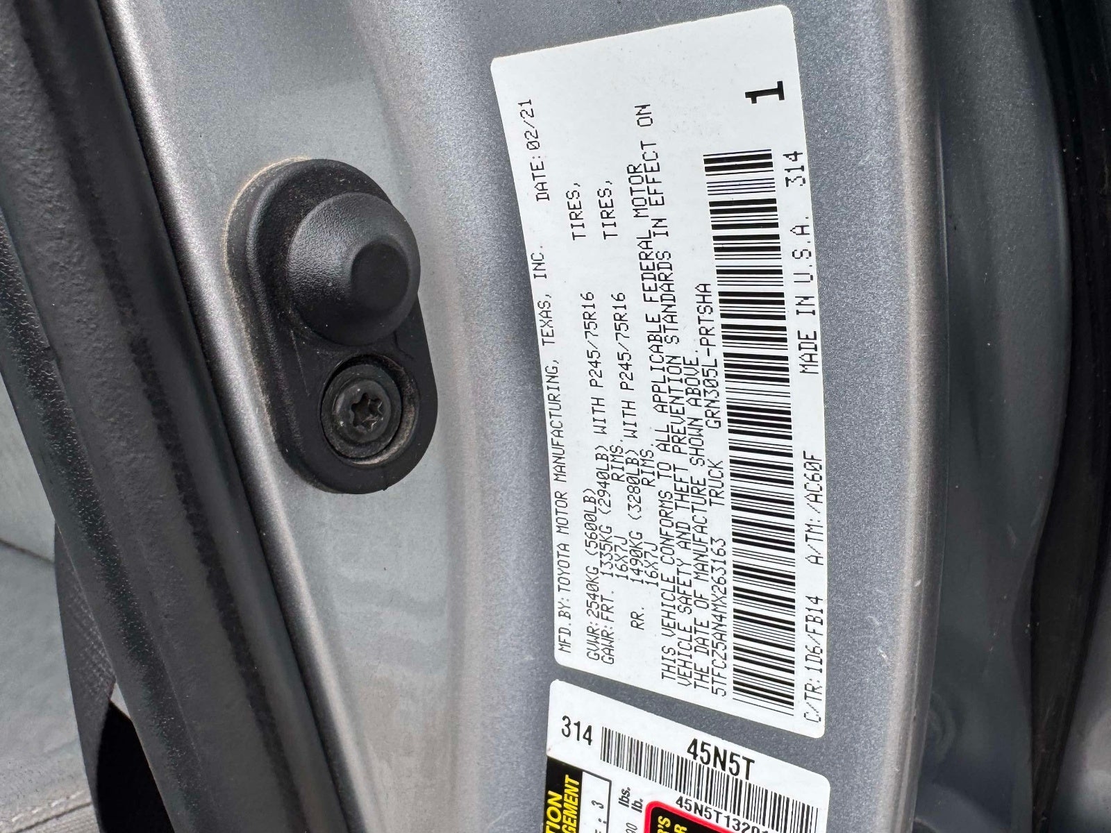 2021 Toyota Tacoma SR V6