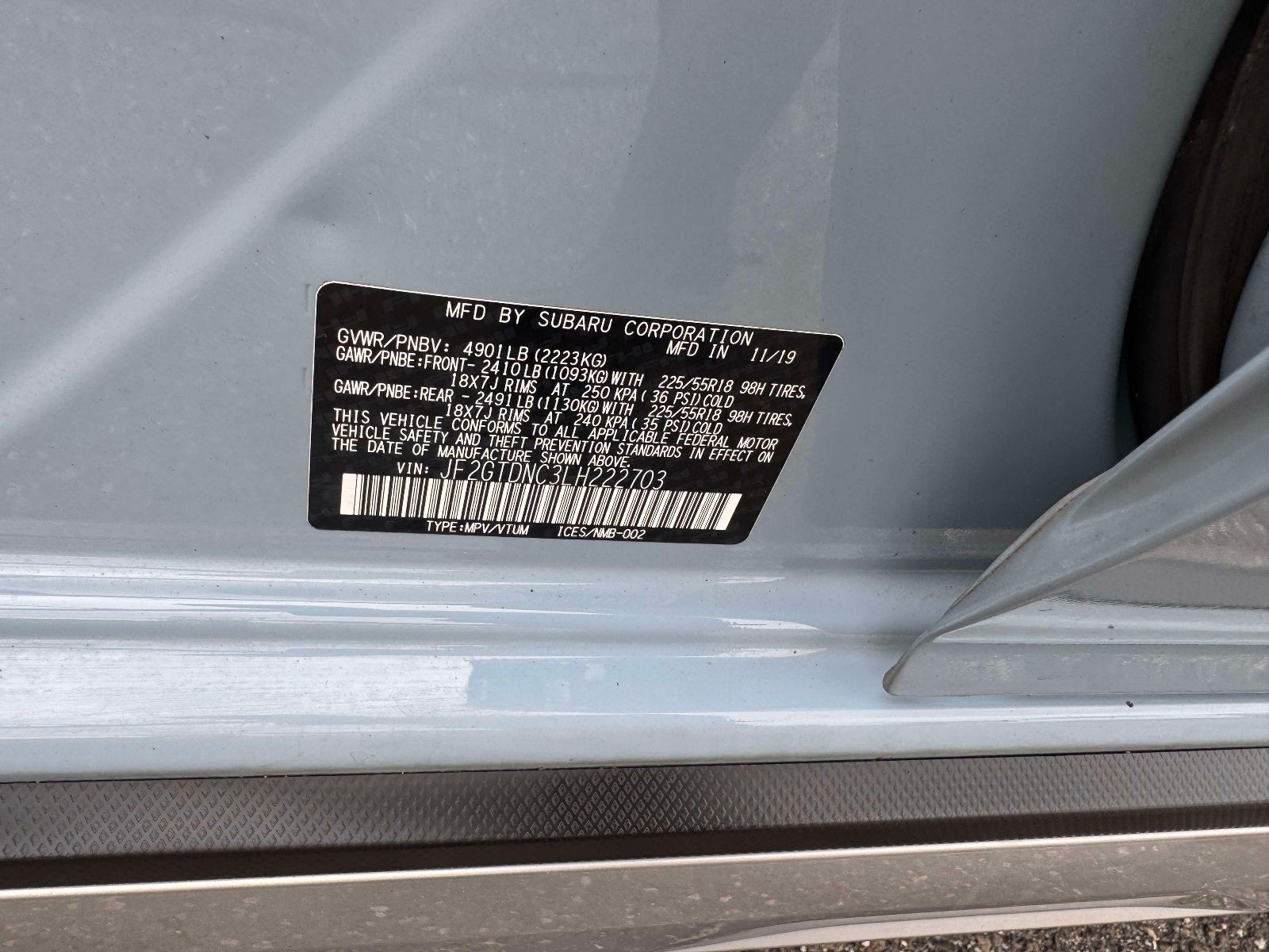 2020 Subaru Crosstrek Hybrid