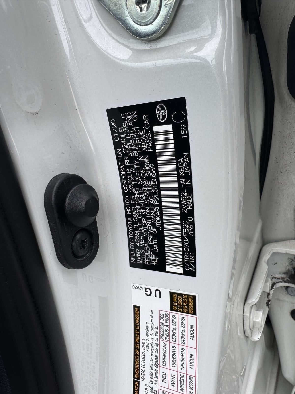 2020 Toyota Prius Prime LE