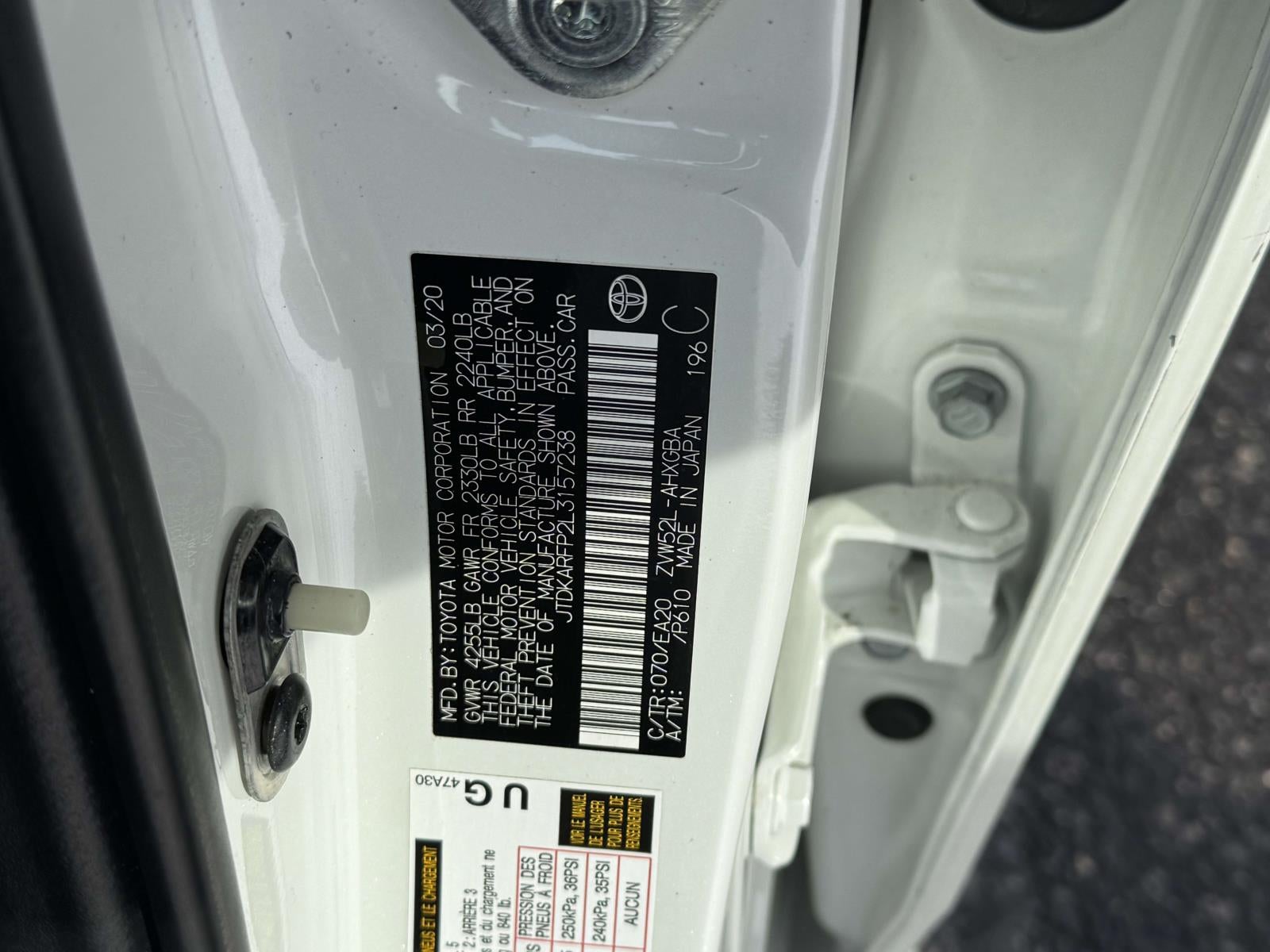 2020 Toyota Prius Prime XLE