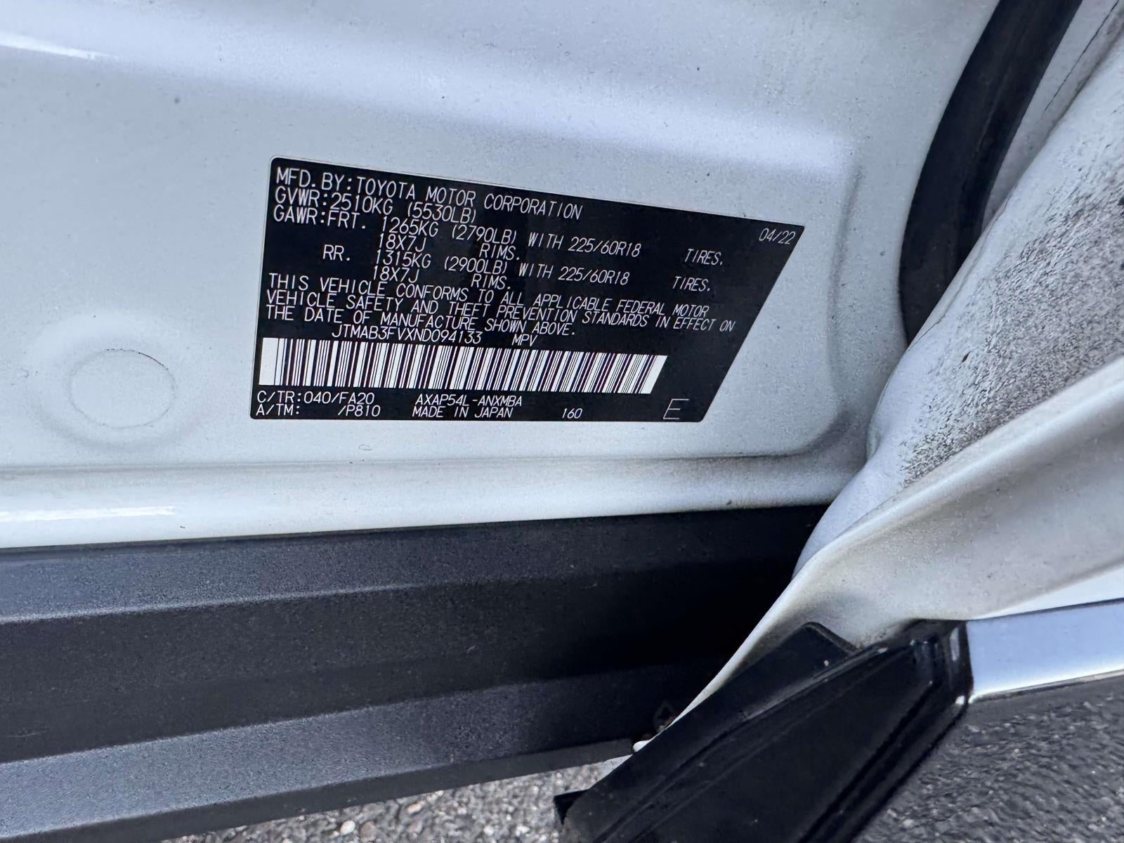 2022 Toyota RAV4 Prime SE