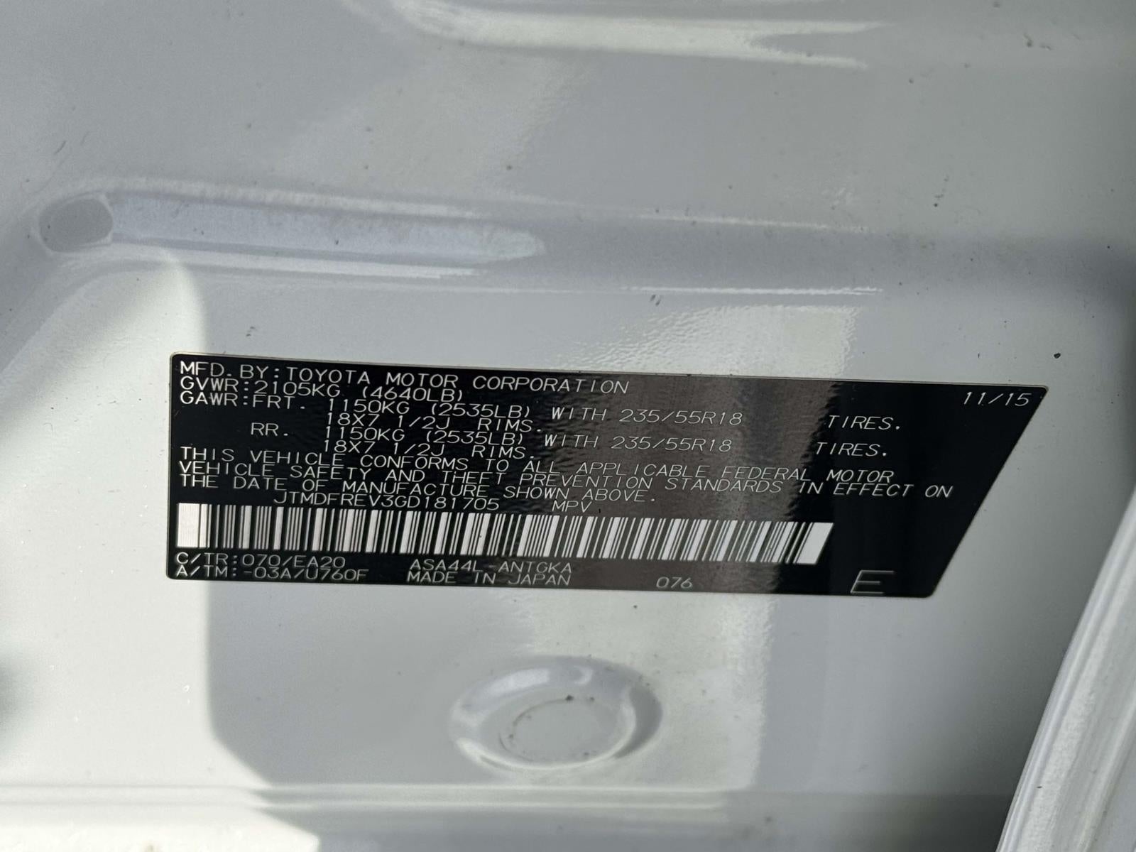 2016 Toyota RAV4 Limited