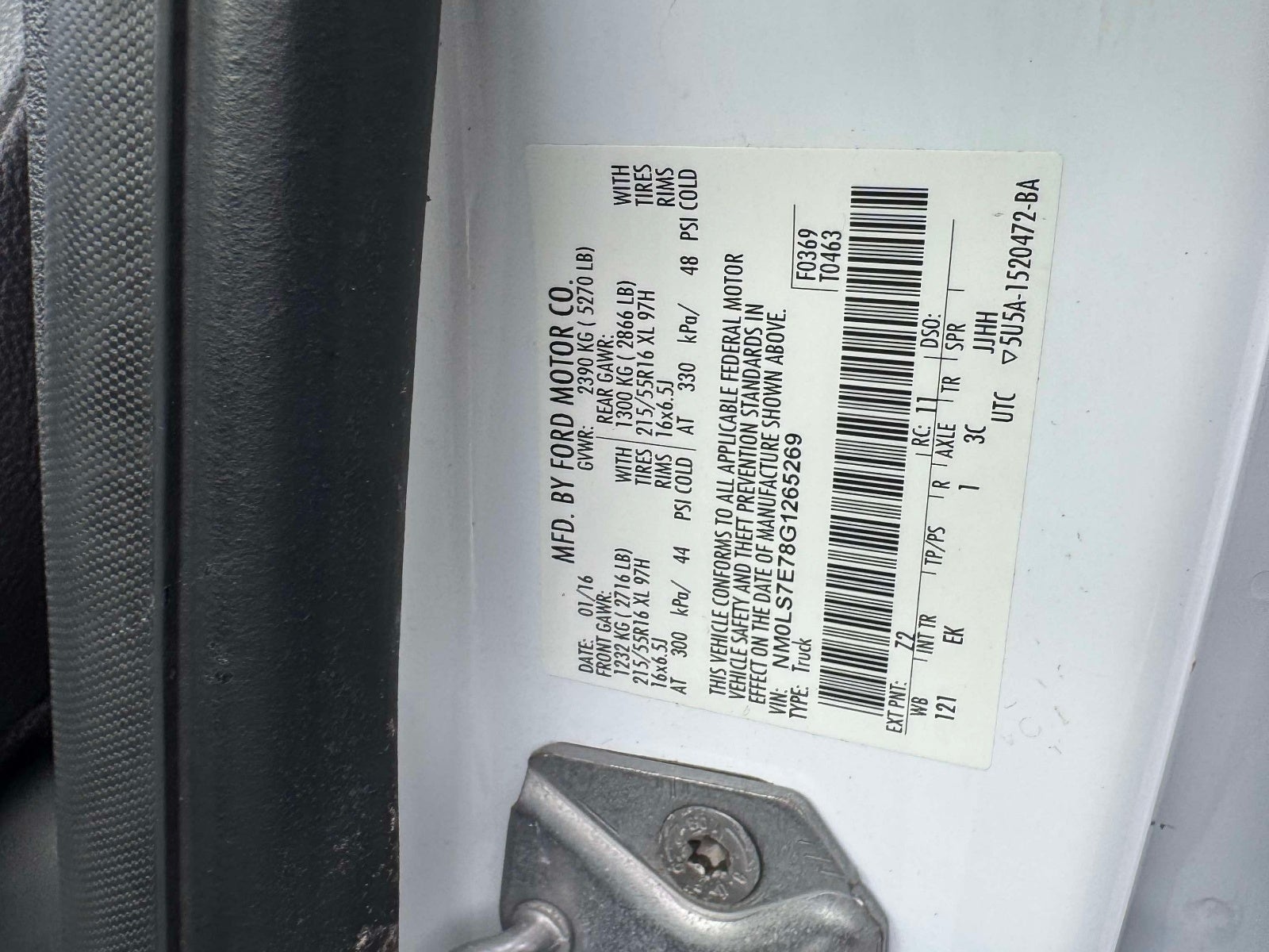 2016 Ford Transit Connect XL