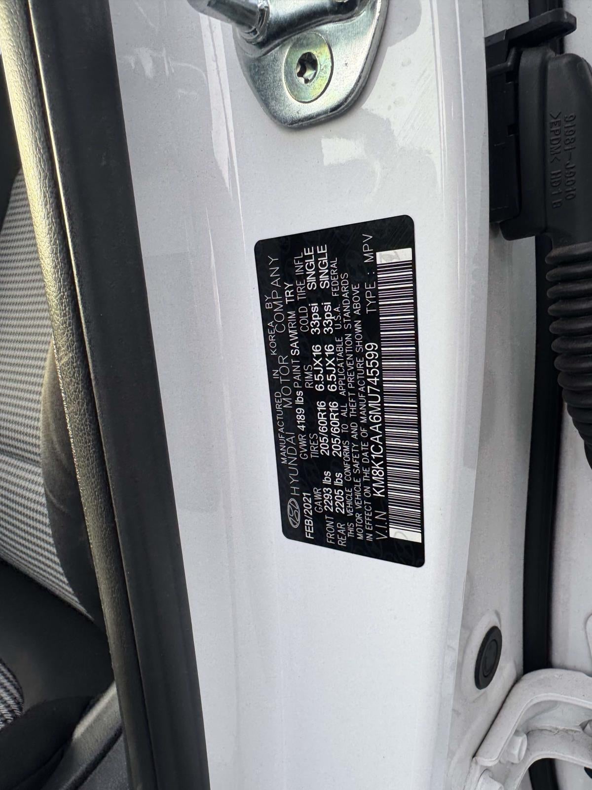 2021 Hyundai Kona SE