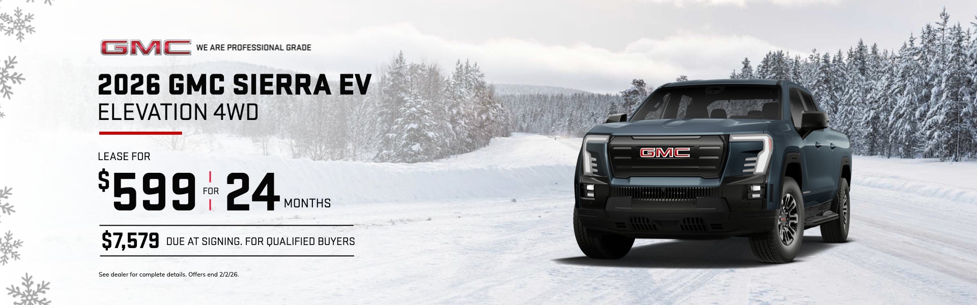 2026 GMC Sierra EV Elevation 4WD