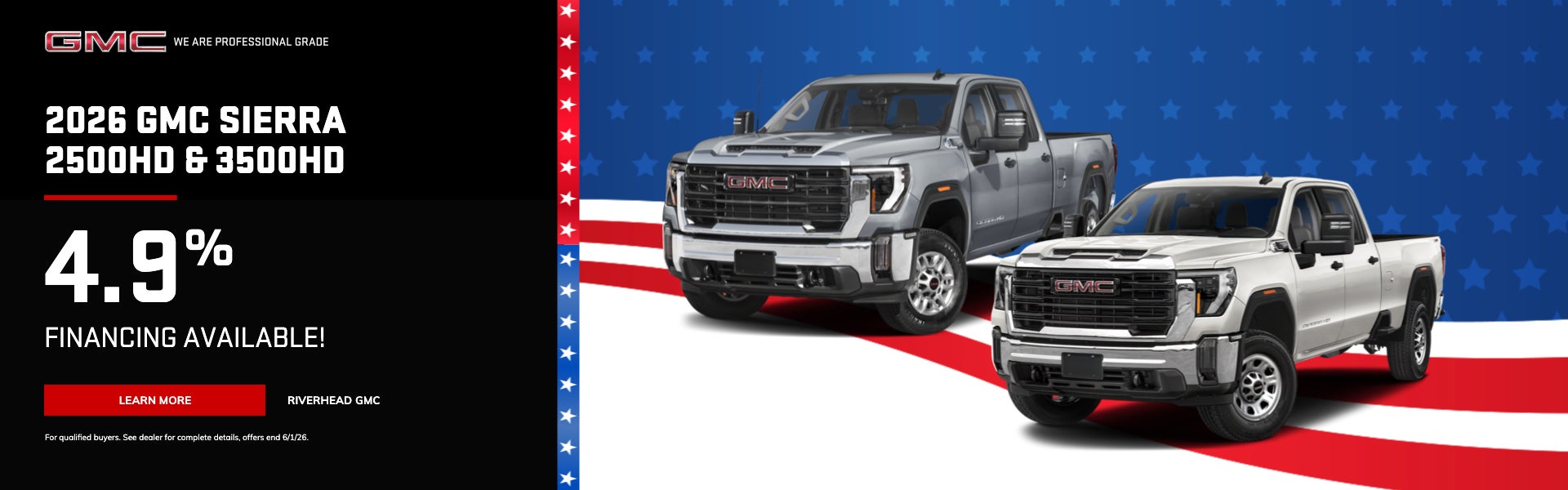 2026 GMC Sierra 2500HD & 3500HD | 4.9% FINANCING AVAILABLE!